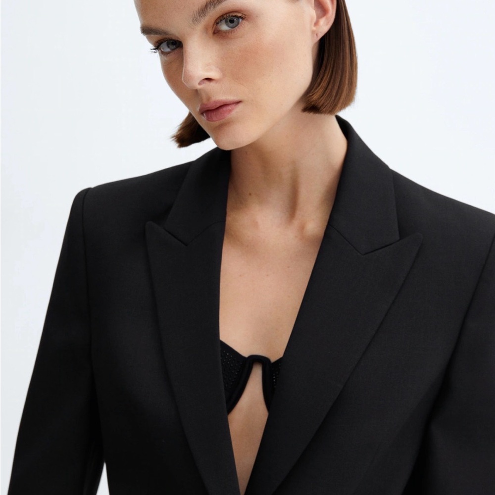 Mango Classic Black Blazer